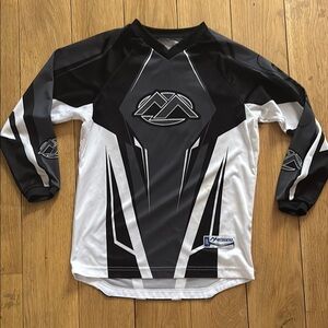 Marshall Racing Black and White Riding Jersey